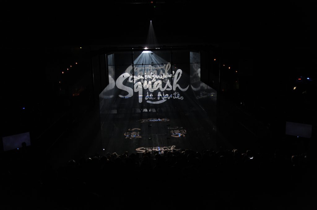 Scénographie _ Open International de Squash