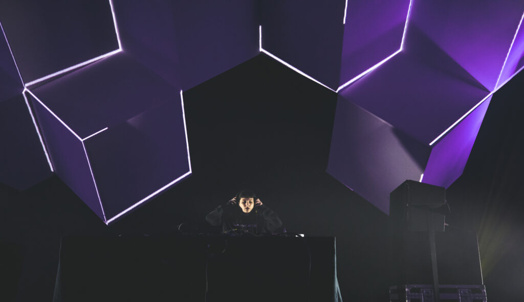 Vidéo mapping en direct, festival Process — vue 29