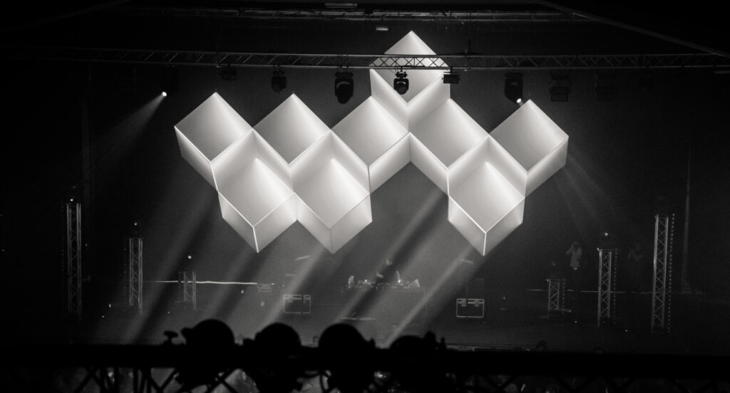 Vidéo mapping en direct, festival Process — vue 11