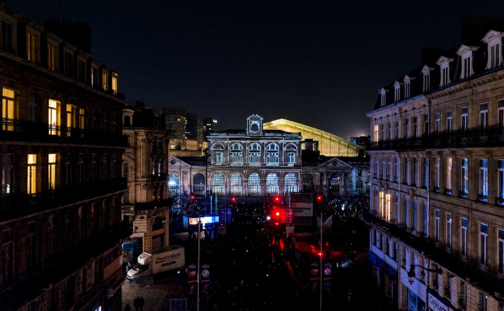Projection vidéo Architecturale _ Network