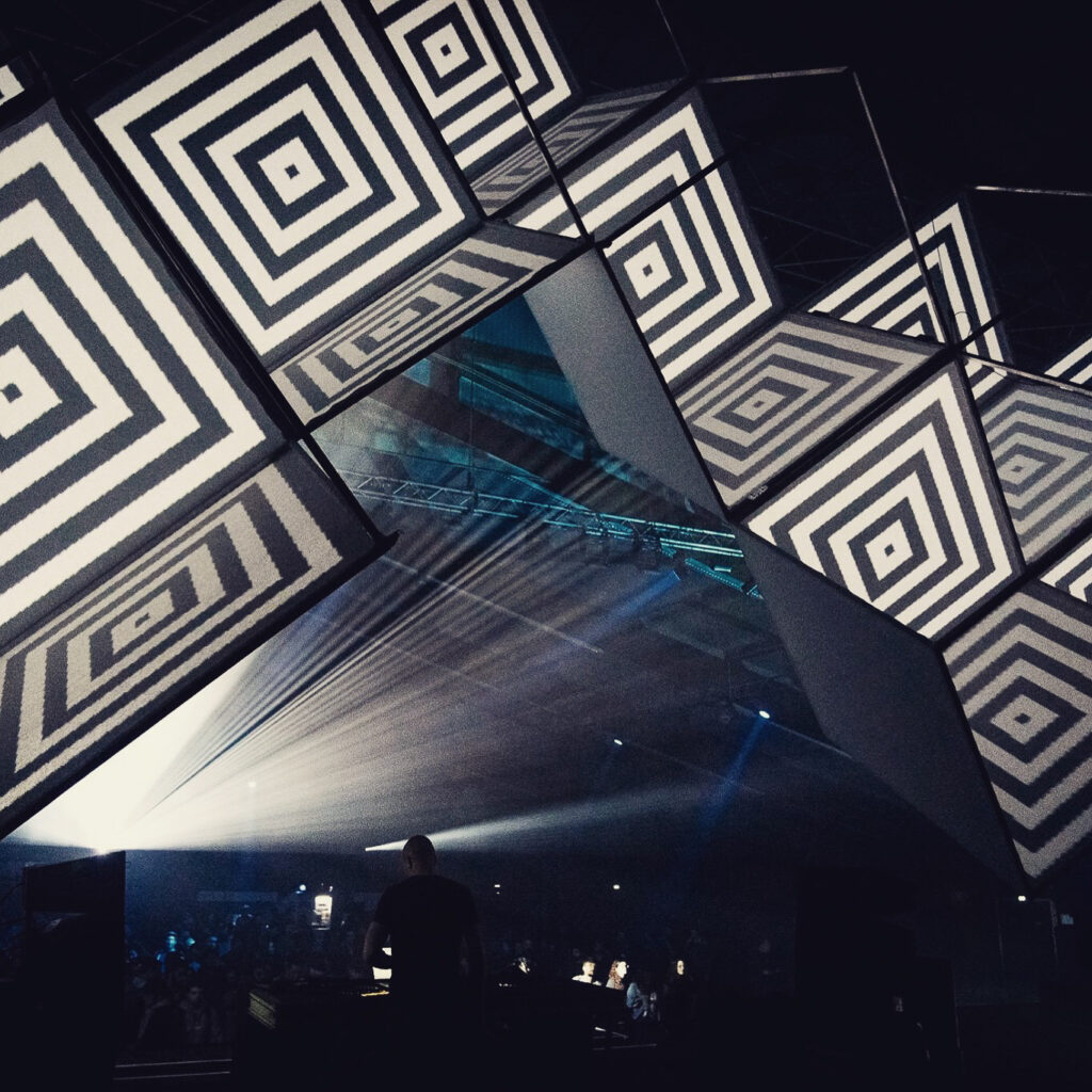 Vidéo mapping en direct, festival Process — vue 5