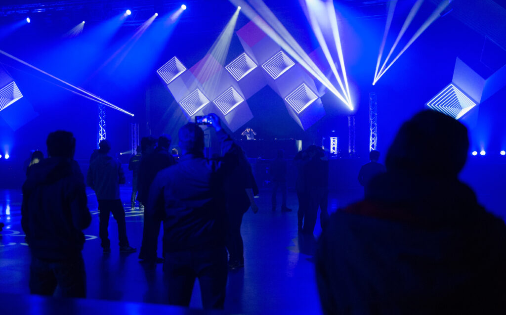 Vidéo mapping en direct, festival Process — vue 25