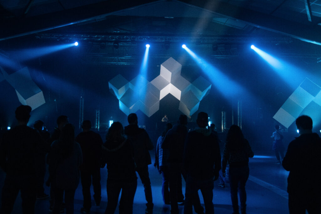 Vidéo mapping en direct, festival Process — vue 23