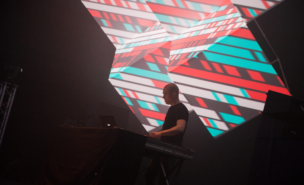 Vidéo mapping en direct, festival Process — vue 16