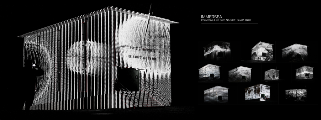 IMMERSEA - Mapping vidéo live