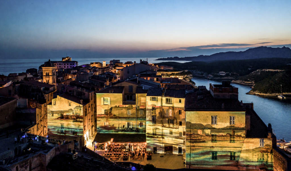 Singularité, mapping vidéo du patrimoine de Bonifacio en Corse